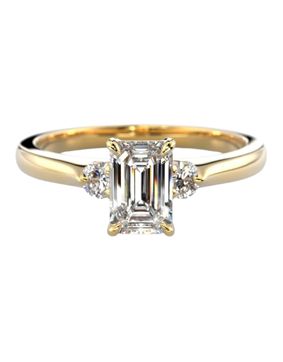 Festive Megan Emerald 0.74 ct timanttisormus 745-074-KK