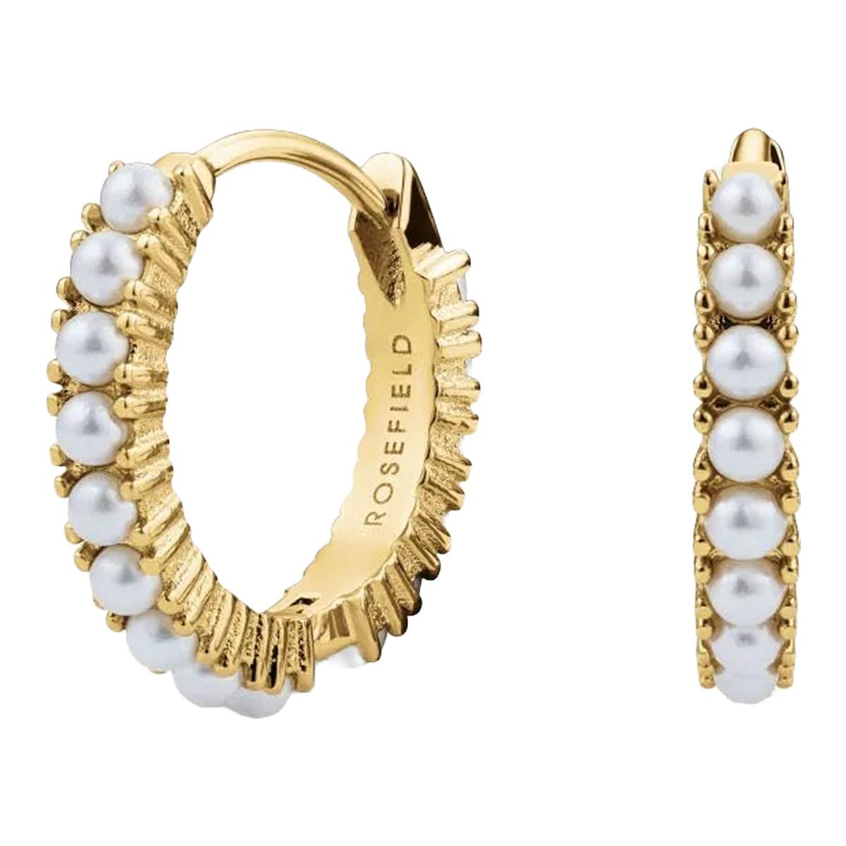 Rosefield Mini Pearl kullatut korvakorut JEMPG-J805