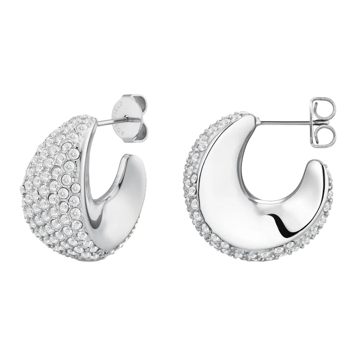Rosefield Pavé Half Moon korvakorut JEPMS-J1225