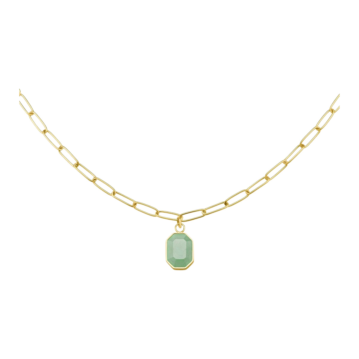Rosefield Geometric Gemstone kullattu kaulakoru JNGGG-J664