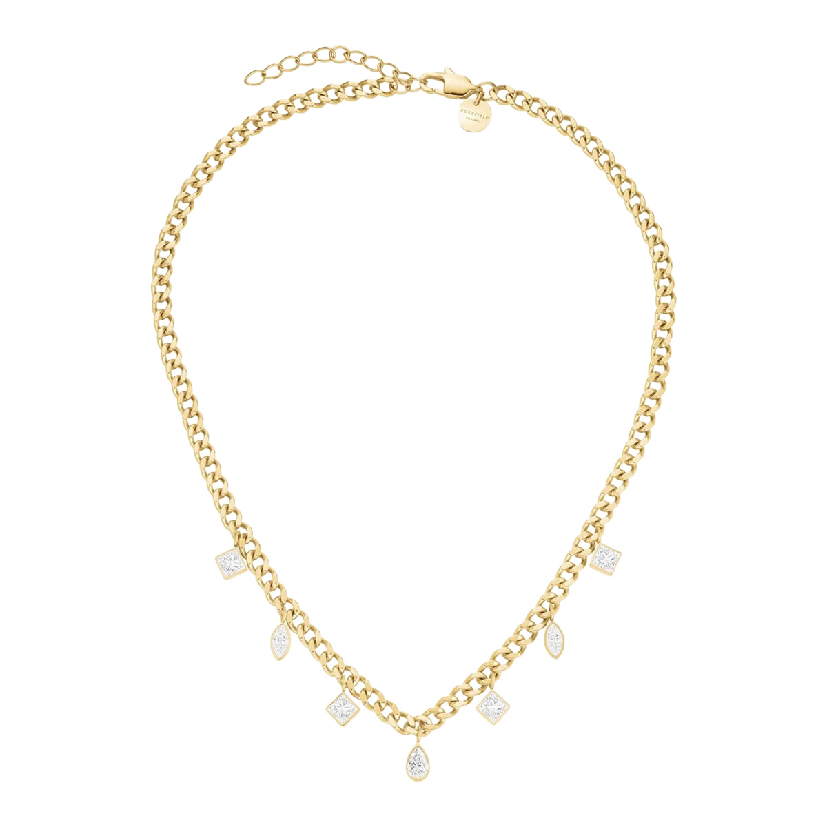 Rosefield Playful Crystals kullattu choker kaulakoru JNMCG-J1178