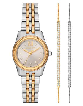 Michael Kors Lexington kello/rannekoru-setti MK4815SET