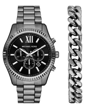 Michael Kors Lexington kello/rannekoru-setti MK9217SET