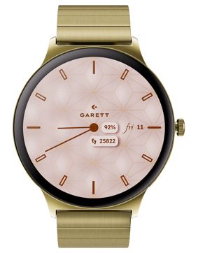 Garett Verona 2 Gold Solid Steel älykello