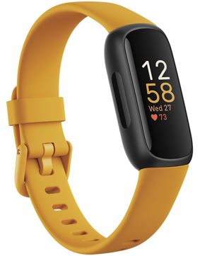 Fitbit Inspire 3 aktiivisuusranneke Morning Glow/Black