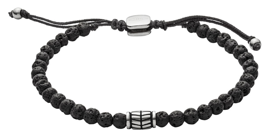 Fossil rannekoru Black Semi-Precious Bracelet JF02887040