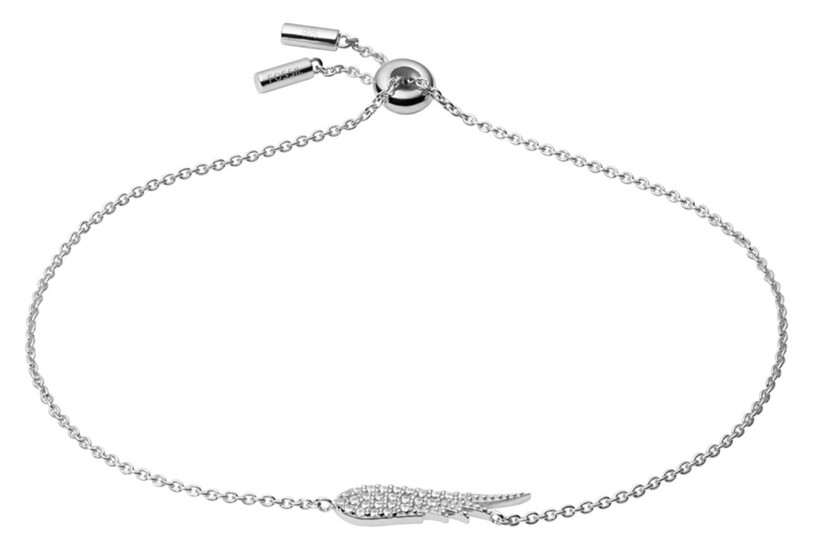 Fossil rannekoru Wings Sterling Silver Chain Bracelet JFS00534040