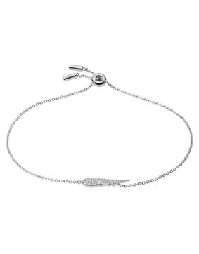 Fossil rannekoru Wings Sterling Silver Chain Bracelet JFS00534040