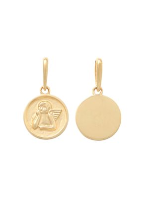 Lykka Symbols kultainen suojelusenkeli riipus 8 mm