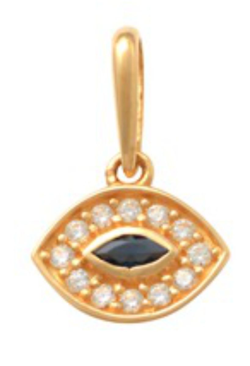 Lykka Symbols Hamsan silmä kultariipus 