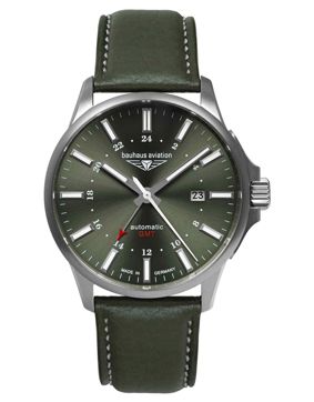 Bauhaus Aviation Titanium Automatic GMT 28684