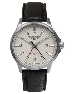 Bauhaus Aviation Titanium Automatic GMT 28685