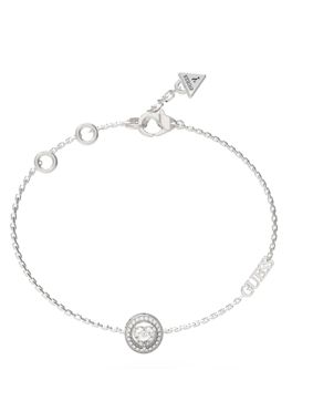 GUESS M'ama non m'ama hopeanvärinen rannekoru JUBB04668JWRHS