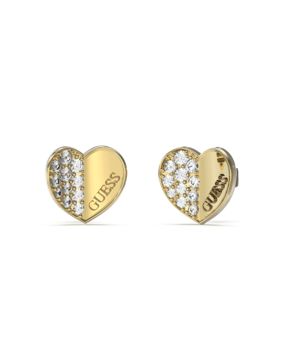 GUESS lovely kullanvärinen pave sydänkorvakorut JUBE03038JWYGT/U