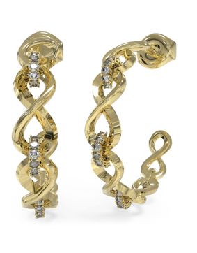 GUESS Endless dream kullanväriset infinity korvarenkaat JUBE03267JWYGT/U
