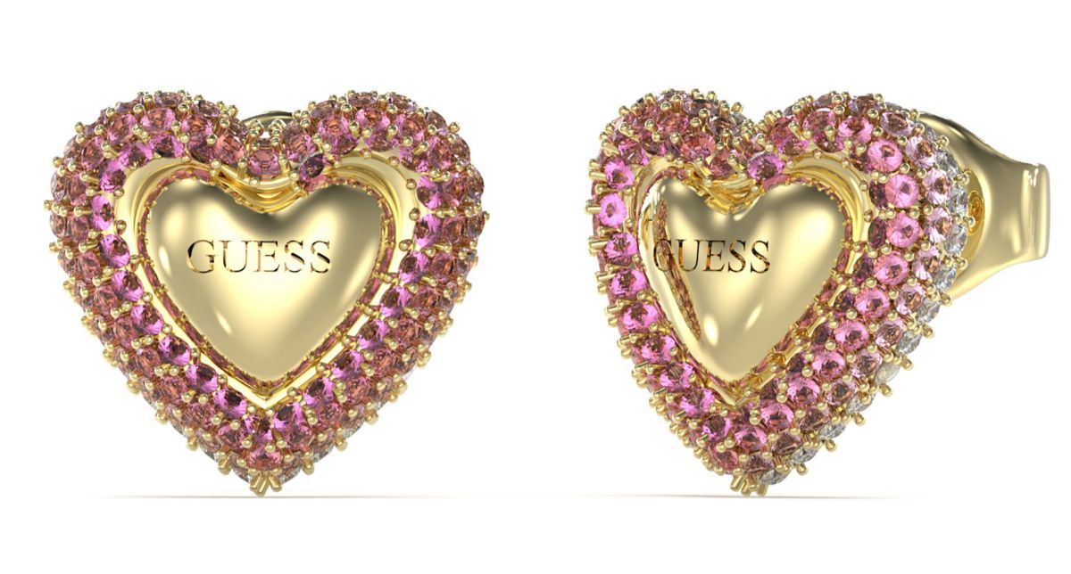 GUESS Beloved sydänkorvakorut JUBE05008JWYGPKT/U