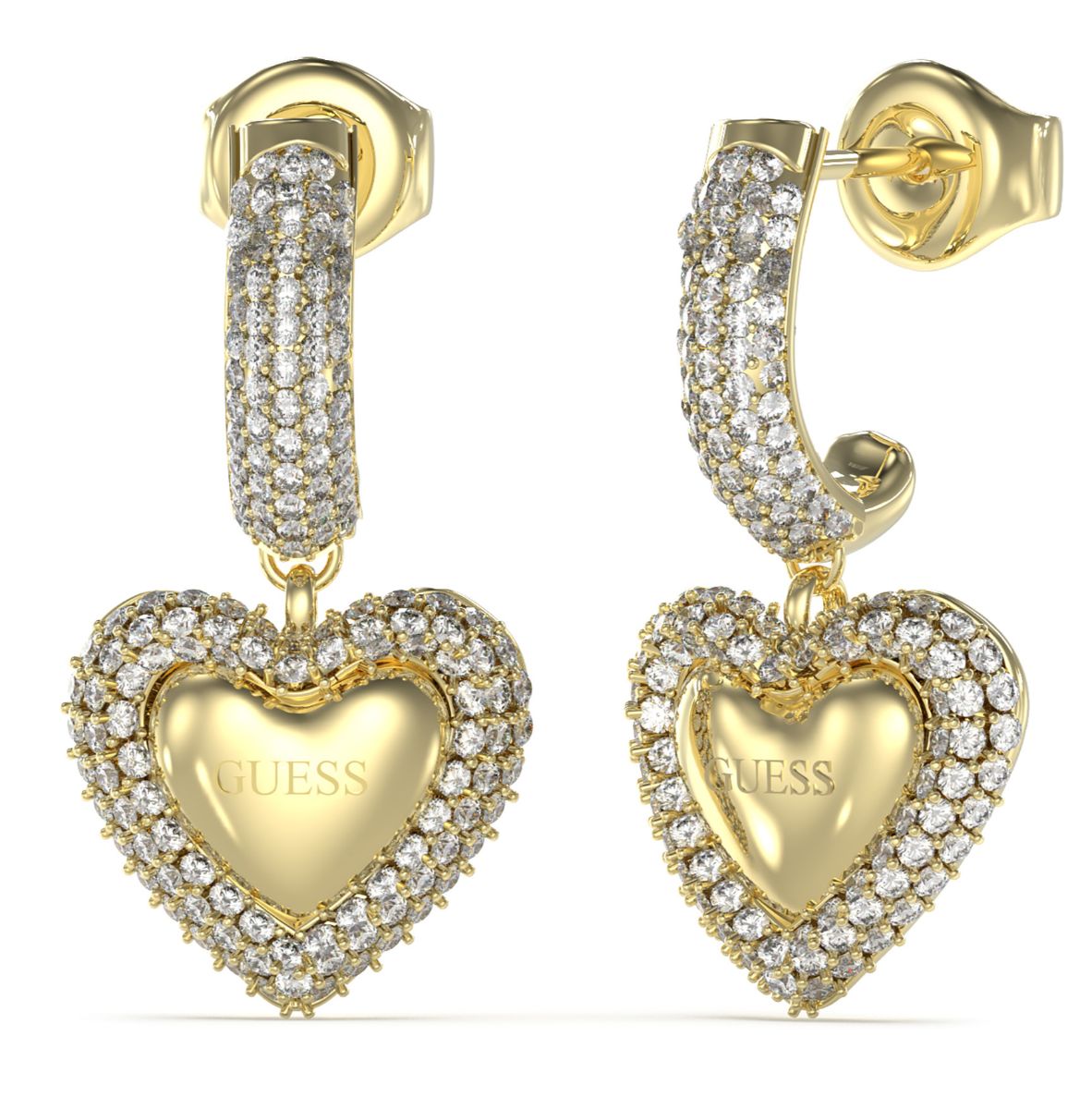 GUESS Beloved sydänkorvakorut JUBE05021JWYGT/U