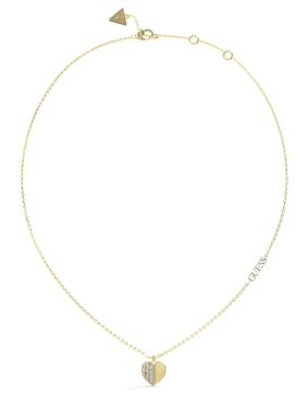 GUESS Lovely kullanvärinen pave sydänkaulakoru JUBN03035JWYGT/U