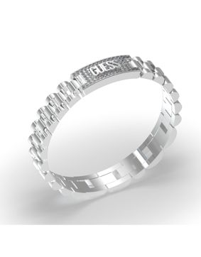 GUESS Empire teräksenvärinen pave rannekoru JUMB03200JWSTT/U