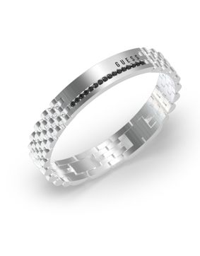 GUESS Empire teräksenvärinen laattarannekoru JUMB03203JWSTT/U
