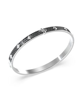GUESS 4g xever teräksenvärinen musta pave rannerengas JUMB03231JWSTL