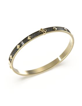 GUESS 4g xever kullanvärinen musta pave rannerengas JUMB03231JWYGBKL