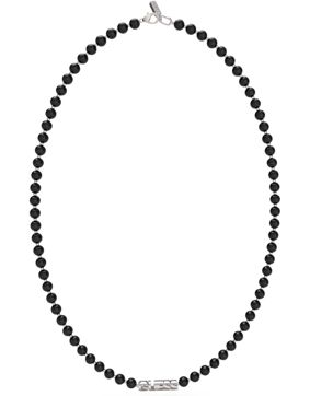 GUESS Edgy onyksikaulakoru JUMN04058JWSTBKT/U