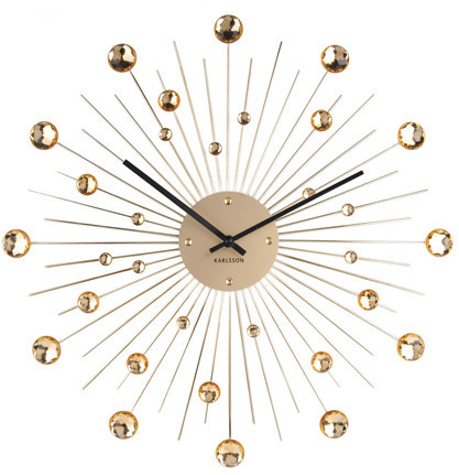 Karlsson Sunburst Gold KA4859GD seinäkello 50cm