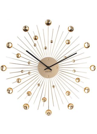 Karlsson Sunburst Gold KA4859GD seinäkello 50cm