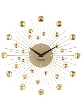 Karlsson Sunburst Gold KA4860GD seinäkello 30cm