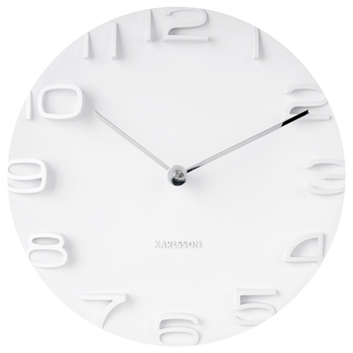 Karlsson on the Edge KA5311WH seinäkello 42cm