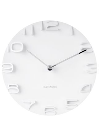 Karlsson on the Edge KA5311WH seinäkello 42cm