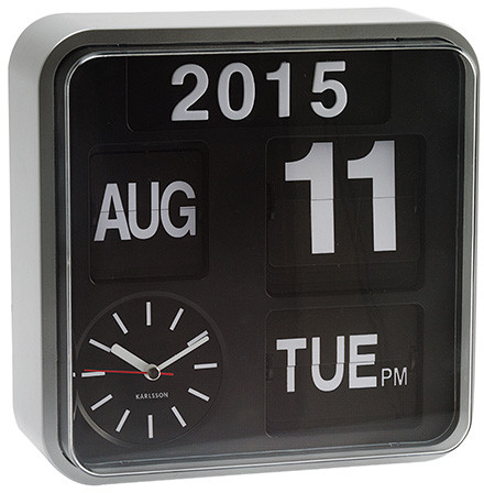 Karlsson Mini Flip seinäkello KA5364SI 24cm