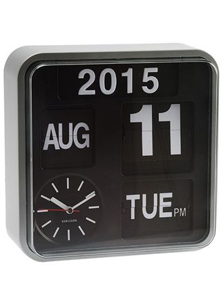 Karlsson Mini Flip seinäkello KA5364SI 24cm