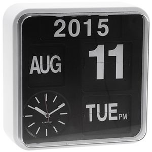 Karlsson Mini Flip seinäkello KA5364WH 24cm main product photo