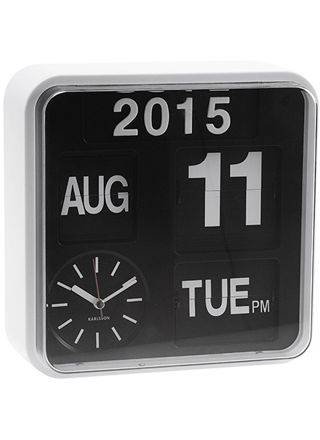 Karlsson Mini Flip seinäkello KA5364WH 24cm