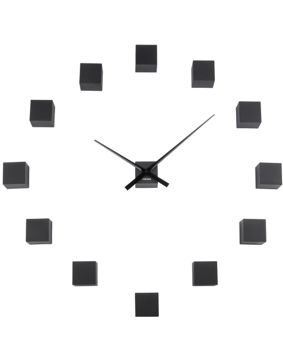 Karlsson DIY Cubic KA5698BK seinäkello
