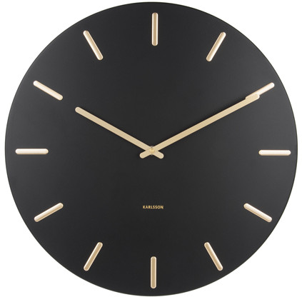 Karlsson Charm KA5716BK Black seinäkello 45cm