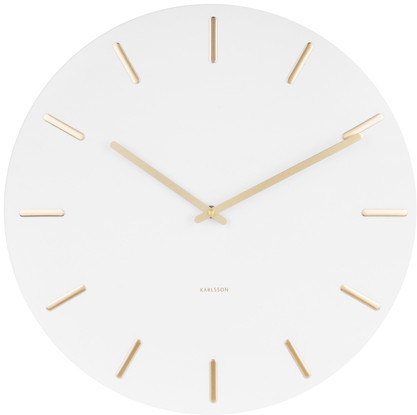 Karlsson Charm KA5716WH White seinäkello 45cm