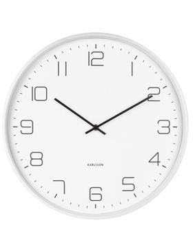 Karlsson Lofty valkoinen seinäkello 40 cm KA5751WH