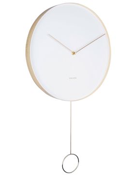 Karlsson Pendulum KA5766WH seinäkello 34 cm