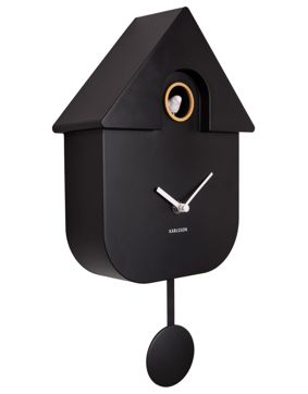 Karlsson Modern Cuckoo KA5768BK seinäkello 41 cm