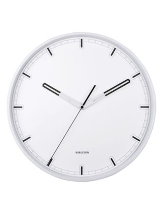 Karlsson Dipped 40 cm valkoinen seinäkello KA5775BK