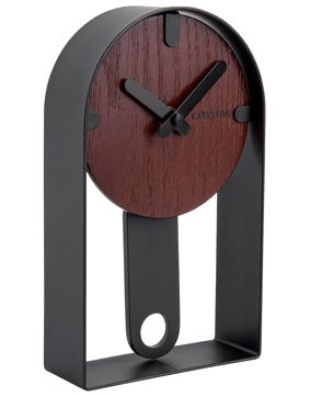 Karlsson Dashed KA5795BK musta pöytäkello 13 cm