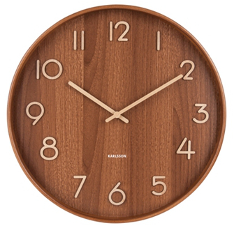 Karlsson Pure Medium tumma 40 cm seinäkello KA5809DW