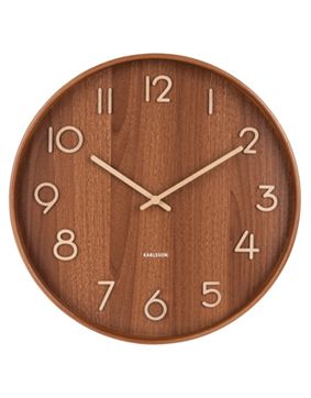 Karlsson Pure Medium tumma 40 cm seinäkello KA5809DW