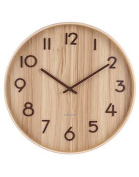 Karlsson Pure Medium vaalea seinäkello KA5809WD 40cm