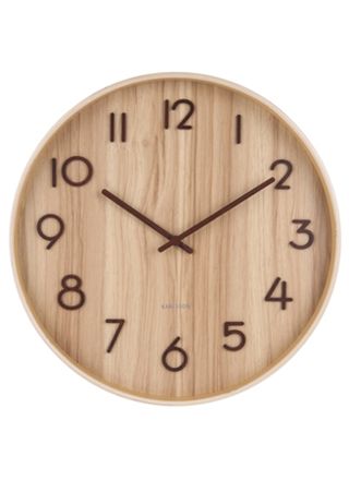 Karlsson Pure Medium vaalea seinäkello KA5809WD 40cm