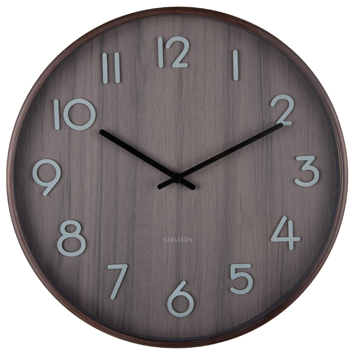 Karlsson Pure medium seinäkello walnut wood  40 cm KA5809WN