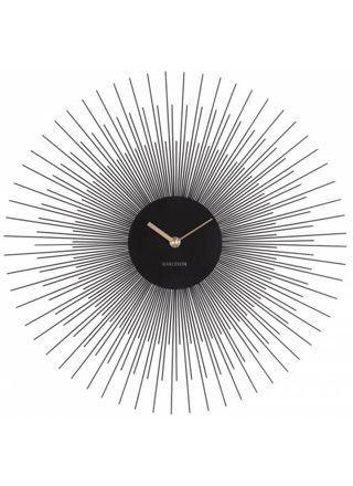 Karlsson Peony musta seinäkello 45 cm KA5817BK